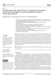 Introduction to the special issue “A systemic perspective on urban food supply: assessing different types of urban agriculture”