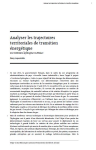 Analyser les trajectoires territoriales de transition énergétique