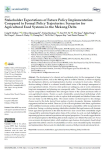 Stakeholder expectations of future policy implementation compared to formal policy trajectories: scenarios for agricultural food systems in the Mekong Delta