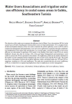 Water users associations and irrigation water use efficiency in costal oases areas of Gabes, South-eastern Tunisia