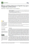 Response and defence mechanisms of vegetable crops against drought, heat and salinity stress