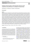 Ecological network analysis to link interactions between system components and performances in multispecies livestock farms