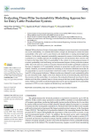 Evaluating three-pillar sustainability modelling approaches for dairy cattle production systems