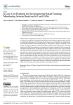 A low-cost platform for environmental smart farming monitoring system based on IoT and UAVs