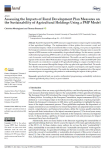 Assessing the impacts of rural development plan measures on the sustainability of agricultural holdings using a PMP model