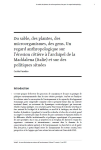 Du sable, des plantes, des microorganismes, des gens. Un regard anthropologique sur l’érosion côtière à l’archipel de la Maddalena (Italie) et sur des politiques situées