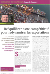 Rééquilibrer notre compétitivité pour redynamiser les exportations