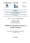 Viabilité de l’agromine de métaux en Guyane Française