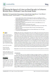 Exploring the impact of crises on food security in Lebanon: results from a national cross-sectional study