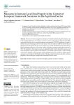 Measures to increase local food supply in the context of European framework scenarios for the agri-food sector