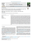 Does the COVID-19 external shock matter on household food waste? The impact of social distancing measures during the lockdown