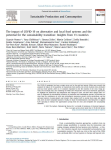 The impact of COVID-19 on alternative and local food systems and the potential for the sustainability transition: insights from 13 countries