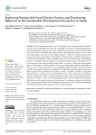 Exploring sustainable food choices factors and purchasing behavior in the sustainable development goals era in Spain