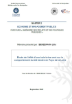 Étude de l'effet d'une haie brise-vent sur le comportement du blé tendre en Pays de la Loire