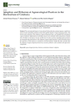 Adoption and diffusion of agroecological practices in the horticulture of Catalonia