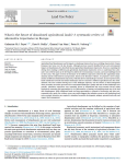 What is the future of abandoned agricultural lands? A systematic review of alternative trajectories in Europe