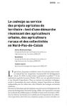 Le codesign au service des projets agricoles de territoire : test d’une démarche réunissant des agriculteurs urbains, des agriculteurs ruraux et des collectivités en Nord-Pas-de-Calais