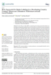 How successful is origin labeling in a developing country context? Moroccan consumers’ preferences toward local products