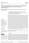 The socio-economics factors in family farms with different economic sustainability levels from Central and Eastern Europe