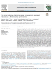 The social wellbeing of irrigation water. A demand-side integrated valuation in a Mediterranean agroecosystem