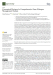 Conceptual design of a comprehensive farm nitrogen management system