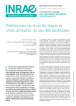 Préférences vis-à-vis du risque et choix d’intrants : le cas des pesticides