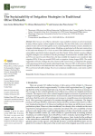 The sustainability of irrigation strategies in traditional olive orchards