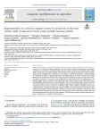 Implementation of a decision support system for prediction of the total soluble solids of industrial tomato using machine learning models