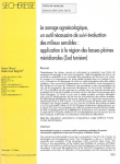 Le zonage agroécologique, un outil nécessaire de suivi-évaluation des milieux sensibles : application à la région des basses plaines méridionales (Sud tunisien)