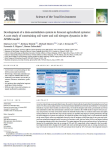 Development of a data-assimilation system to forecast agricultural systems: a case study of constraining soil water and soil nitrogen dynamics in the APSIM model