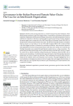 Governance in the italian processed tomato value chain: the case for an interbranch organisation