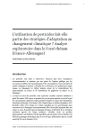 L’utilisation de pesticides fait-elle partie des stratégies d’adaptation au changement climatique ? Analyse exploratoire dans le Fossé rhénan (France-Allemagne)