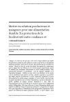 Mettre en relation producteurs et mangeurs pour une alimentation durable ? La protection de la biodiversité entre confiance et connaissance