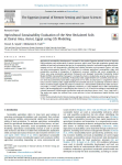 Agricultural sustainability evaluation of the new reclaimed soils at Dairut Area, Assiut, Egypt using GIS modeling