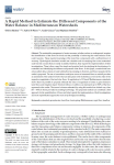 A rapid method to estimate the different components of the water balance in Mediterranean watersheds