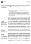 Spatial and temporal effects of irrigation canals rehabilitation on the land and crop yields, a case study: the Nile Delta, Egypt