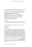 L’apport du système d’information géographique (SIG) dans la définition des zones de potentiel hydrique dans le bassin versant Abou Ali (Liban Nord)