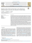 Expansion of olive orchards and their impact on the cultivation and landscape through a case study in the countryside of Cordoba (Spain)