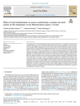 Effects of land abandonment on nature contributions to people and good quality of life components in the Mediterranean region: a review