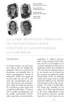 La qualité alimentaire. Différences de représentations entre industriels et consommateurs et implications