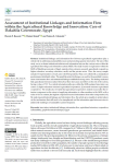 Assessment of institutional linkages and information flow within the agricultural knowledge and innovation: case of Dakahlia governorate, Egypt