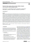 Mountain sheep grazing systems provide multiple ecological, socio-economic, and food quality benefits