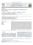 Spatially explicit modeling of the probability of land abandonment in the spanish Pyrenees