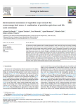 Environmental assessment of vegetable crops towards the water-energy-food nexus: a combination of precision agriculture and life cycle assessment