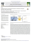 Enabling forecasts of environmental exposure to chemicals in European agriculture under global change