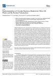 Implementation of circular business models for olive oil waste and by-product valorization