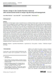 Climate change in the Catalan Pyrenees intersects with socioeconomic factors to shape crop diversity and management