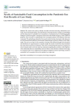 Needs of sustainable food consumption in the pandemic era: first results of case study