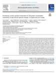 Developing context-specific frameworks for integrated sustainability assessment of agricultural intensity change: an application for Europe