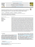 Comparison between organic and conventional farming systems using Life Cycle Assessment (LCA): a case study with an ancient wheat variety